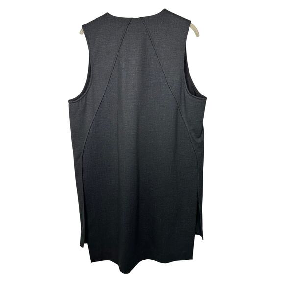 Cabi Black High Slit Sleeveless High Low Duster Vest Women's Medium - Picture 3 of 8